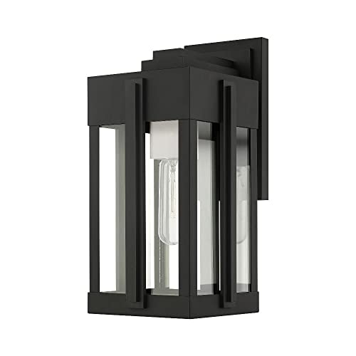 Livex Lexington 1 Light Outdoor Wall Lantern Black