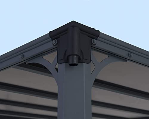 Palram Canopia Milano 10x14 Gazebo Gray/Bronze