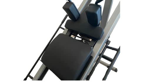 G FASHION STYLE Leg Press and Hack Squat Machine for Lower Body Weight Training, 1,000 lb Weight Capacity, Home and Commercial Gym, Grey - Black
