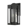 Bailey Street Home 3 Light Outdoor Wall Lantern Art Deco Black