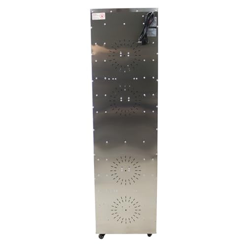 HayWHNKN Commercial Food Dehydrator Machine 40 Trays Stainless Steel Silver