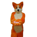 FurryMascot Fullsuit Fursuit Costume Black/Blue/White