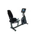Life Fitness RS1 Recumbent Indoor Cycling Exercise Bike with Go Console Titanium