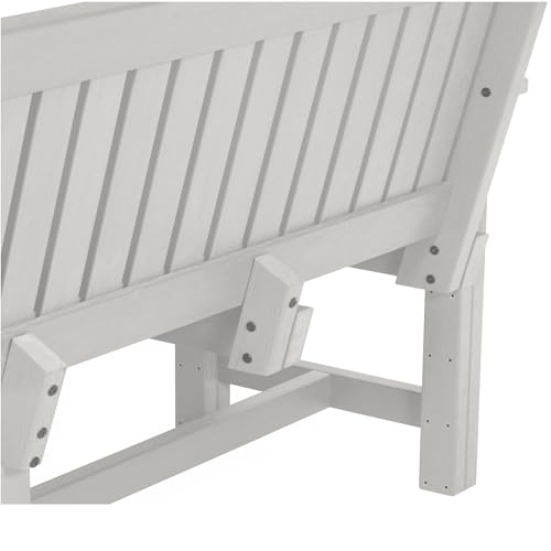 Sequoia Professional Commercial Grade Exeter 4 Foot Garden Bench White