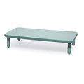 Children's Factory Angeles Baseline Kids Activity Table 12" Legs Teal