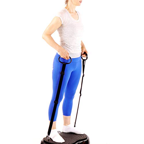 GForce Portable Dual Motor 1500 Watt Whole Body Vibration Plate Exercise Machine Black
