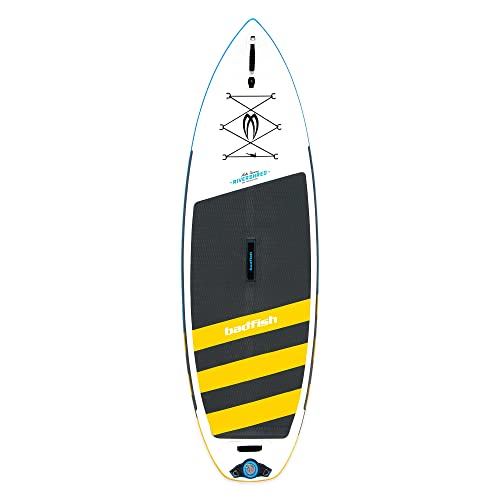 Badfish River Shred Inflatable Stand Up Paddle Board White/Yellow
