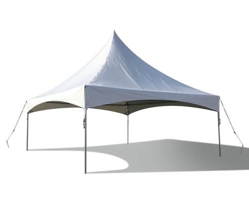 Party Tents Direct 20' x 20' High Peak Frame Canopy Tent White