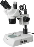 AmScope Trinocular Stereo Microscope 10X-60X White