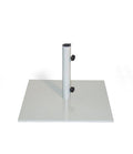 Oxford Garden 70-Pound Powder Coated Steel Market Umbrella Stand Gray 4-Pack