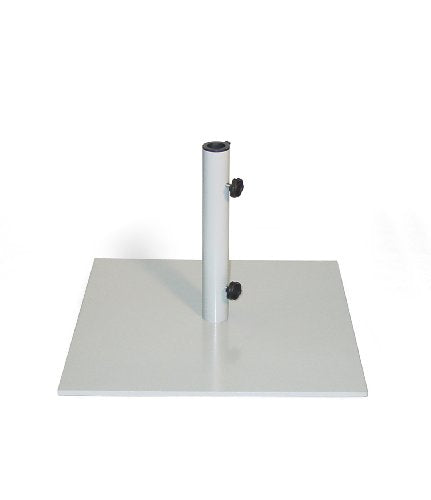 Oxford Garden 70-Pound Powder Coated Steel Market Umbrella Stand Gray 4-Pack