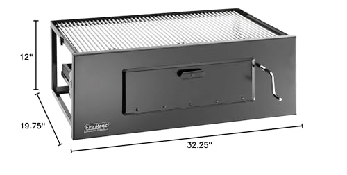 Fire Magic Lift-A-Fire Slide-In Charcoal Grill 30x18-Inch