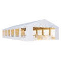 AMERICAN PHOENIX Heavy Duty 40x20 Party Tent Canopy for Weddings and Events White