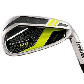 Tour Edge Golf Bazooka 470 Black Complete Set - Steel - RH Black/Yellow