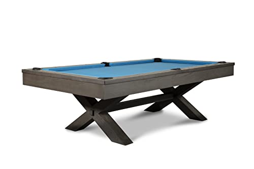 Empire USA Manhattan Slate Pool Table W/ Premium Billiard Accessories Charcoal
