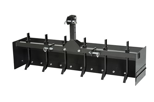 MotoAlliance Impact Implements CAT-0 3 Piece Agricultural Kit - Landscape Rake, Box Scraper, Disc Plow Black