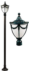 DABMAR LIGHTING GM4801-VG Rachel Post Light Fixture Verde Green