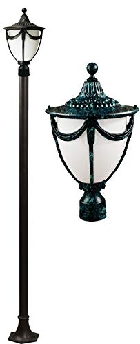 DABMAR LIGHTING GM4801-VG Rachel Post Light Fixture Verde Green