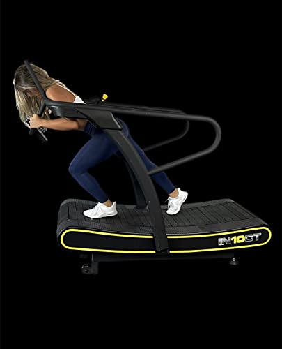 IN10CT Intensity Resistance Runner Manual Curved Wide Treadmill