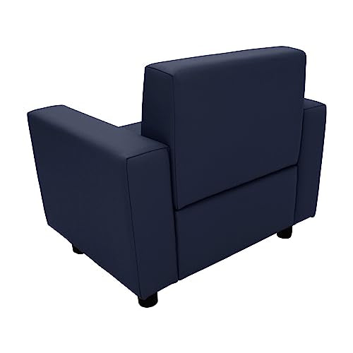 Factory Direct Partners SoftScape Playtime Reading Chair Navy