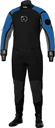 Bare Mens Sentry Pro Dry Drysuit Blue XL Short