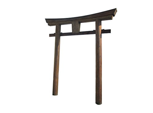 SamsGazebos Japanese Shinto Temple Myojin Style Torii Gate 8 ft Brown