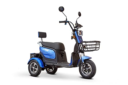 eWheels EW-12 3 Wheel Mobility Scooter 15 mph Black4