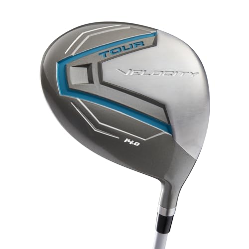 Wilson Tour Velocity Complete Golf Set with Stand Bag - Ladies Right Hand, Ladies Flex Grey/Blue