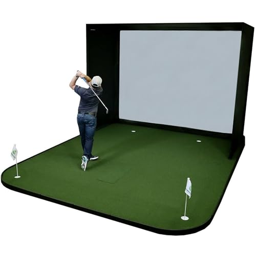 The Indoor Golf Shop SIG8 Simulator Flooring Golf Mat & Putting Green