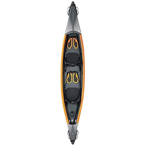 MIOBER Adventure and Fishing Kayaking Inflatable Boat Casual Bags and Kayak Black