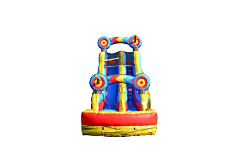JumpOrange 19' Target Water Slide with Detachable Pool, Commercial Grade Inflatable