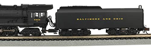 Bachmann EM-1 DCC Sound Steam Locomotive B&O #7628 N Scale Black