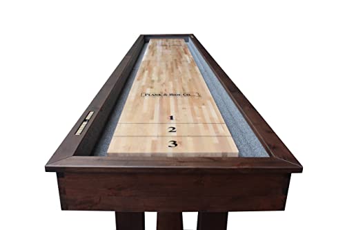 Empire USA Plank & Hide - Lucas Shuffleboard Table (12') Nutmeg