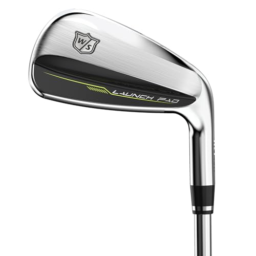Wilson Staff Launch Pad 2 Men's Graphite Golf Irons - Right Hand, Senior, 5-PW, GW Silver