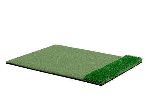 Motivo Golf StrikeDown Dual-Turf Pro Golf Hitting Mat Green
