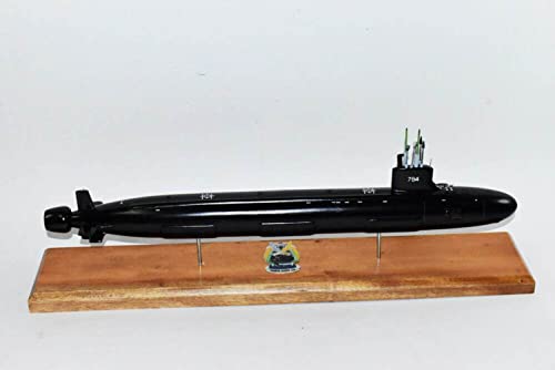 Squadron Nostalgia LLC USS North Dakota SSN-784 Submarine Model 20" Mahogany Black