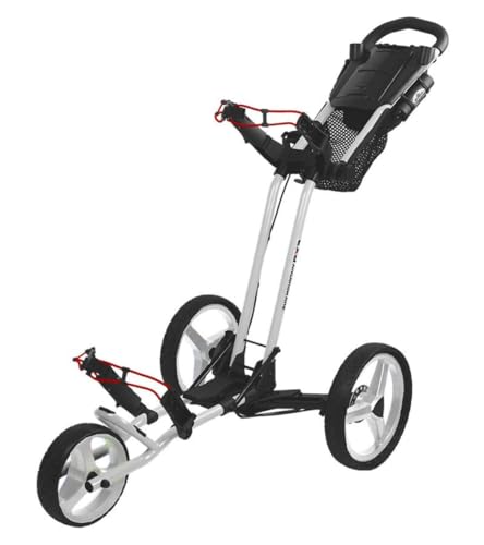 Sun Mountain Golf Pathfinder PX3 3-Wheel Push Cart White