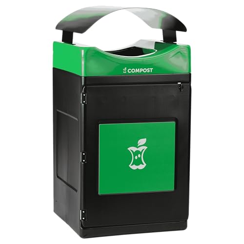 Commercial Zone Products Avante™ Series 55-Gallon Black Compost Container