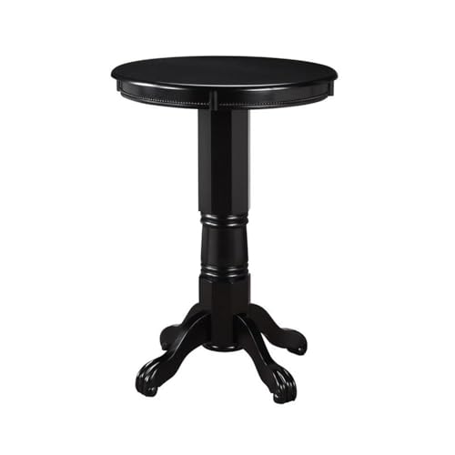Home Square 3-Piece Pub Table Set with 2 Counter Stools Black
