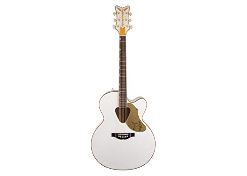 Gretsch G5022CWFE Rancher Falcon Jumbo Cutaway Acoustic-Electric Guitar White