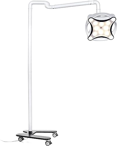 Shogoody 30W Lab Shadowless Mobile Floor Stand Lamp LED Cold Light White