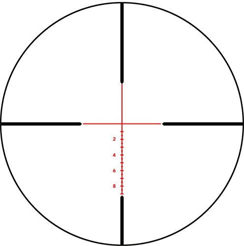 GPO German Precision Optics Spectra 6X Rifle Scope 3-18x56mm 30mm Tube SFP G4i Reticle RS660 Black
