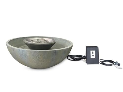 Aquascape Fire and Water Spillway Basin Fountain Feature 58116 Patina