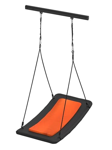 Vuly 360 Pro Max C3-3 Bay Metal Swing Set with Cubby House Black