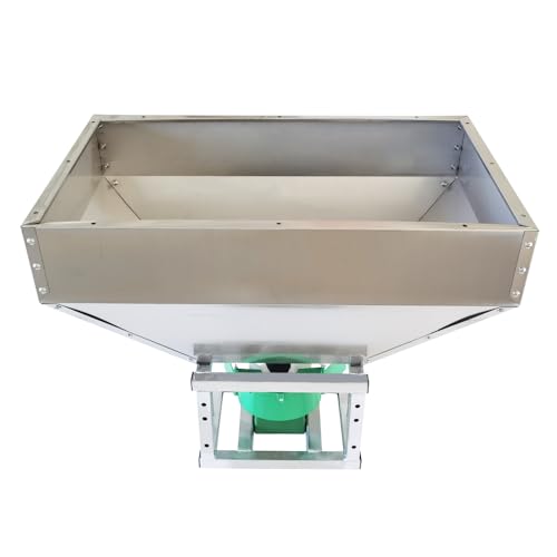 HayWHNKN 42.3gal Stainless Steel ATV Fertilizer Spreader 12V