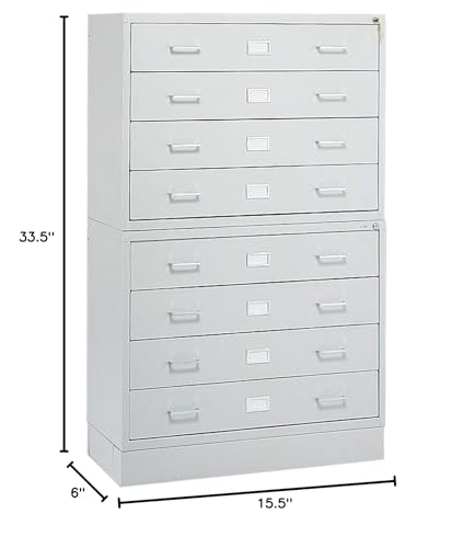 Safco Audio Video Media Cabinet Light Gray