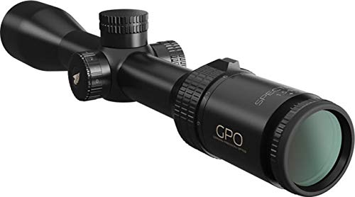 GPO German Precision Optics Spectra 6X Riflescope 1.5-9x44i 30mm Tube G4i Drop Reticle Black