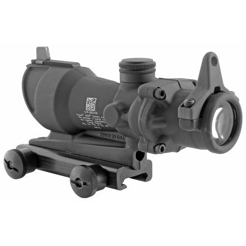 Trijicon 4x32 ACOG TA01NSN308 Scope with Amber Reticle Black