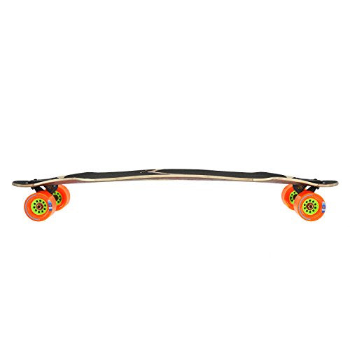Loaded Boards Icarus Bamboo Longboard Skateboard Complete with Orangatang Kegel 80mm/80a Wheels