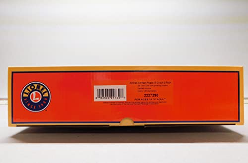 Lionel AMTRAK Amfleet Phase III Passenger Coach Car 2 Pack O Gauge Silver